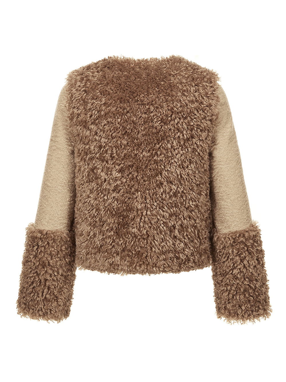 FAUX FUR FURRY JACKET