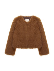 FAUX FUR HORA SHORT JACKET