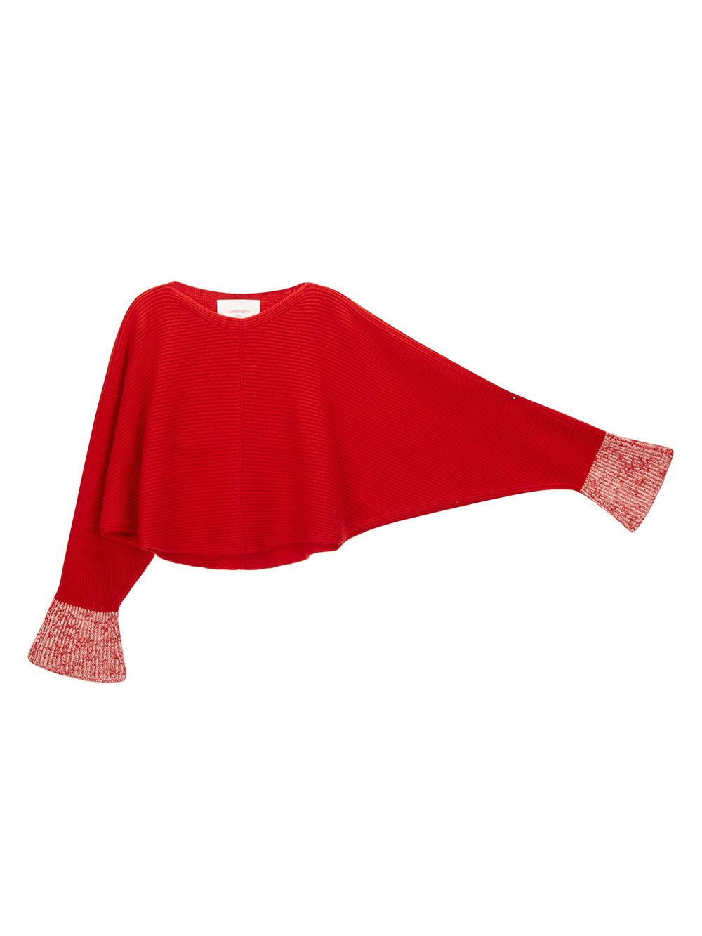 KNIT POBI BUTTERFLY SLEEVE SWEAT