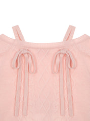 [REFURB] KNIT VIVI RIBBON DETAIL TOP