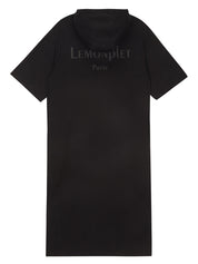 LINDI HOODED JERSEY DRESS