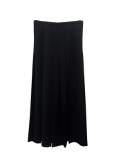 HICKORY PLEATED WRAP SKIRT