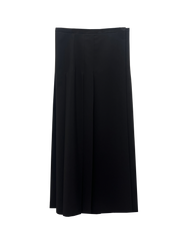 HICKORY PLEATED WRAP SKIRT