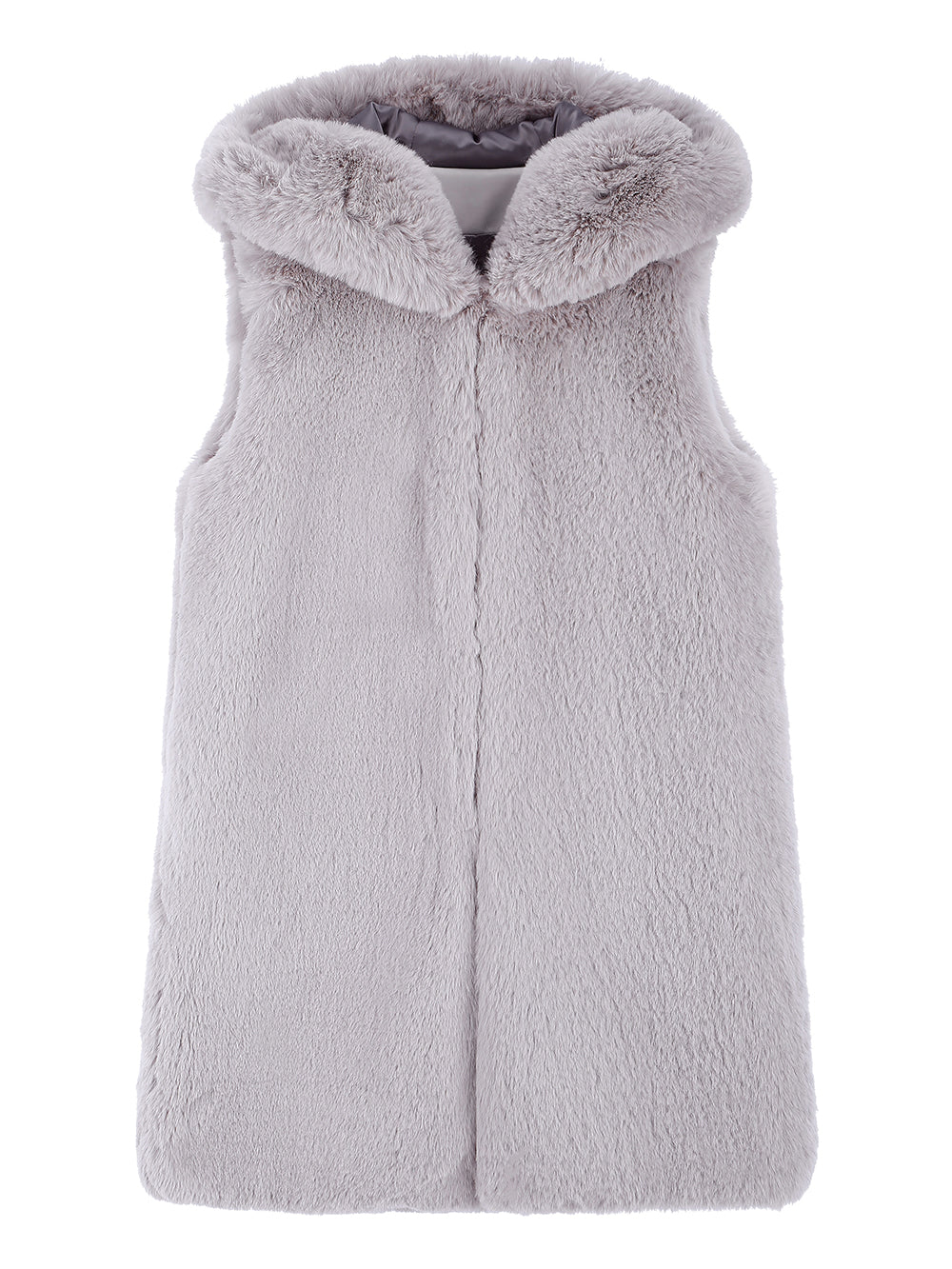 [REFURB] FAUX FUR CUPID HOODED VEST