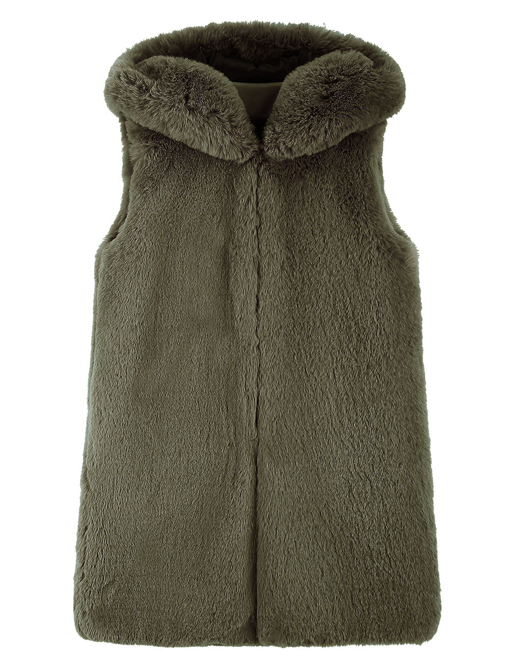 [REFURB] FAUX FUR CUPID HOODED VEST