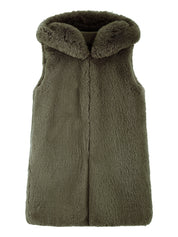 [REFURB] FAUX FUR CUPID HOODED VEST