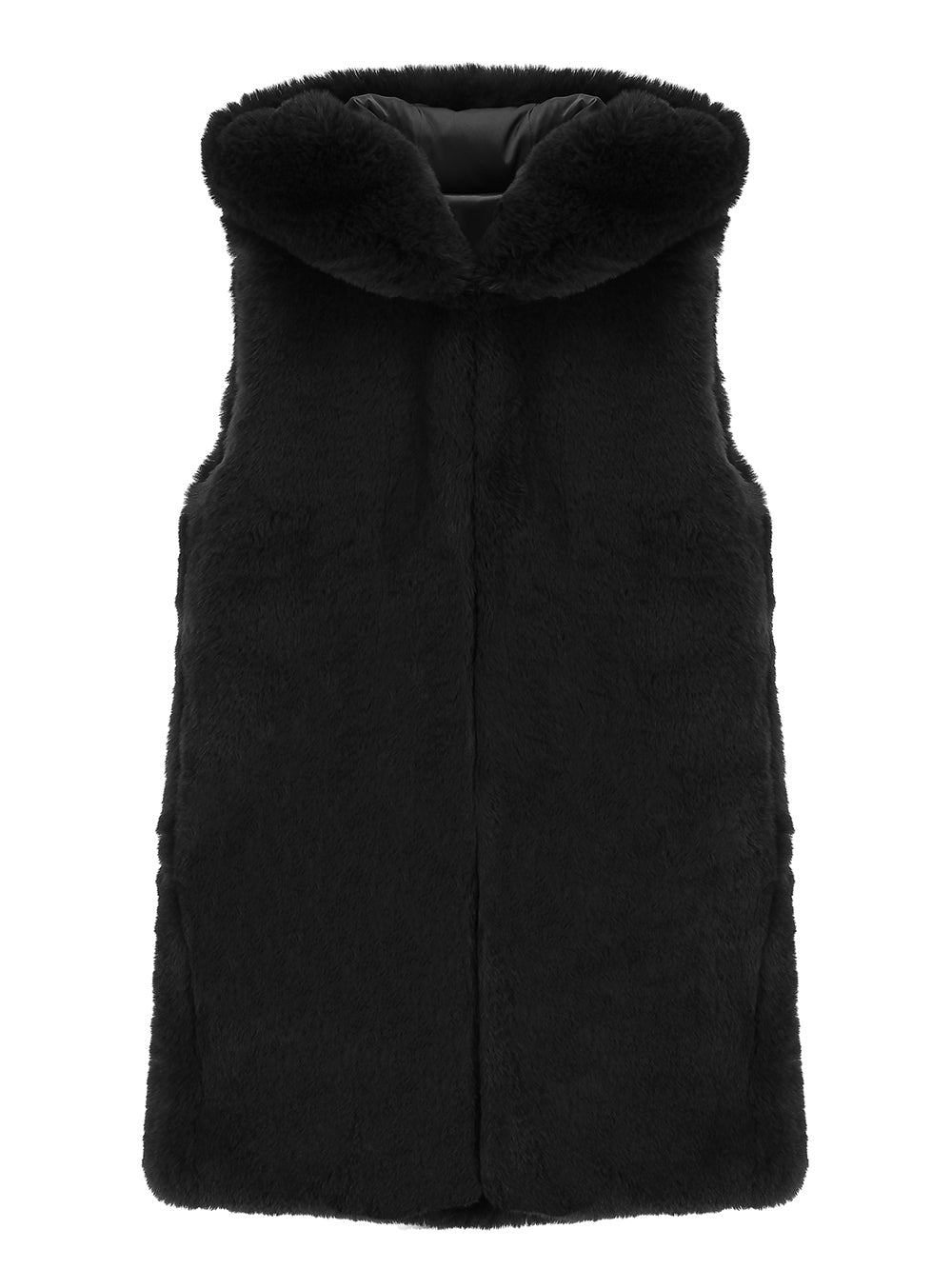 [REFURB] FAUX FUR CUPID HOODED VEST