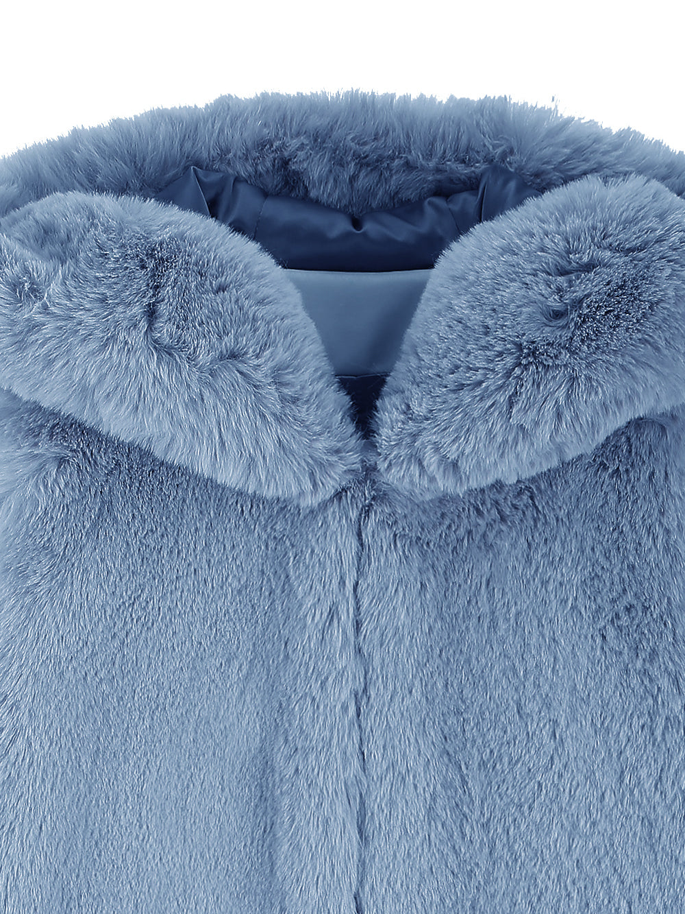FAUX FUR CUPID HOODED VEST