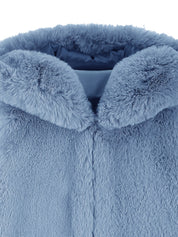 FAUX FUR CUPID HOODED VEST