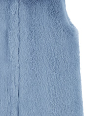 FAUX FUR CUPID HOODED VEST