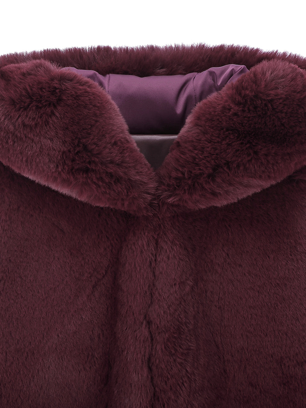 FAUX FUR CUPID HOODED VEST