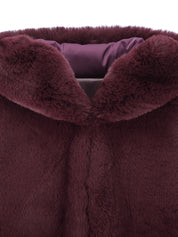 FAUX FUR CUPID HOODED VEST