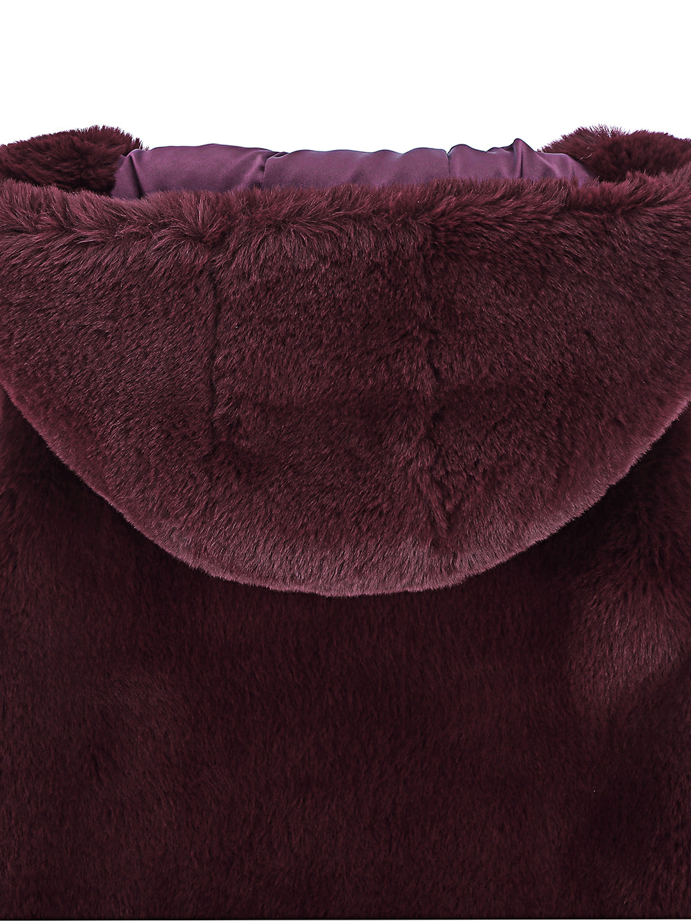 FAUX FUR CUPID HOODED VEST