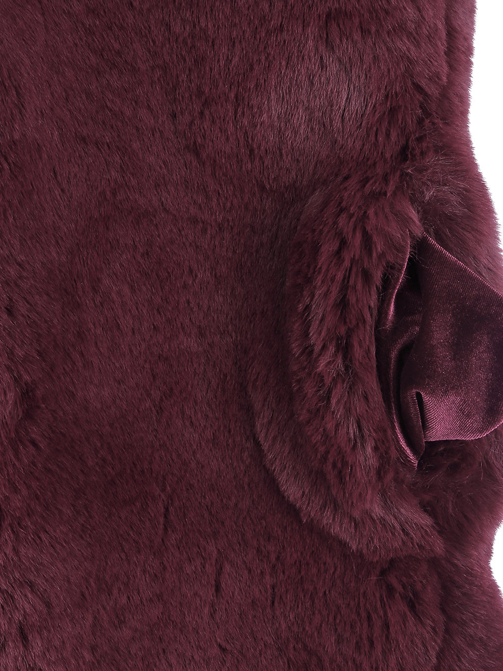 FAUX FUR CUPID HOODED VEST