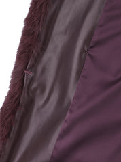 FAUX FUR CUPID HOODED VEST