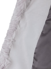 FAUX FUR CUPID HOODED VEST