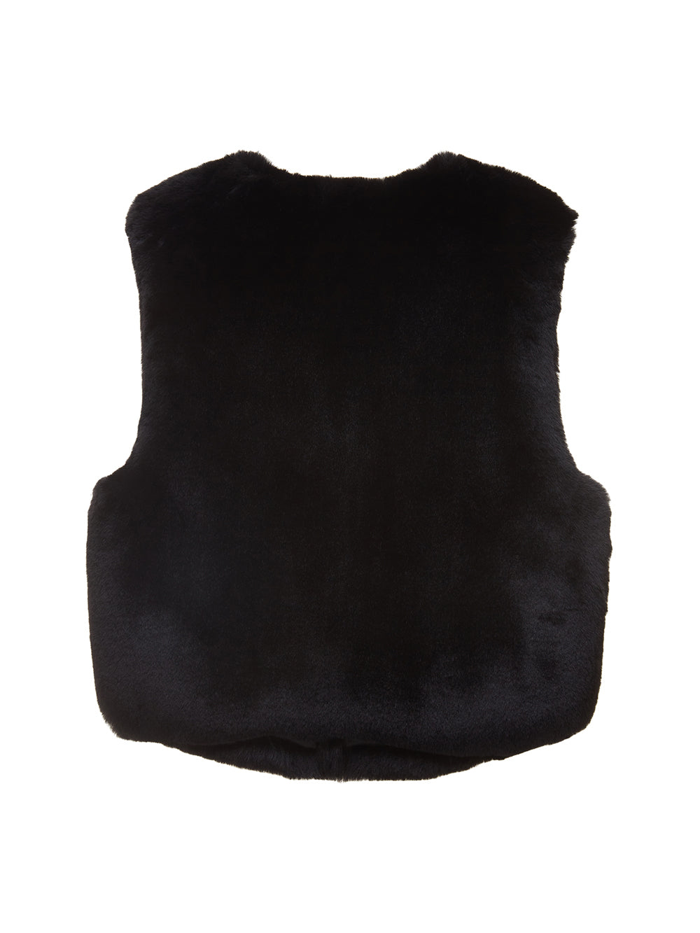 FAUX FUR MINI VEST
