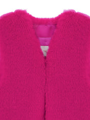 FAUX FUR MINI VEST