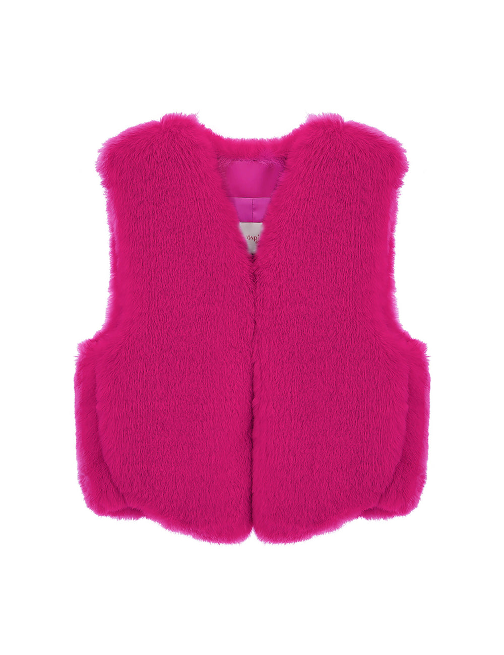 FAUX FUR MINI VEST