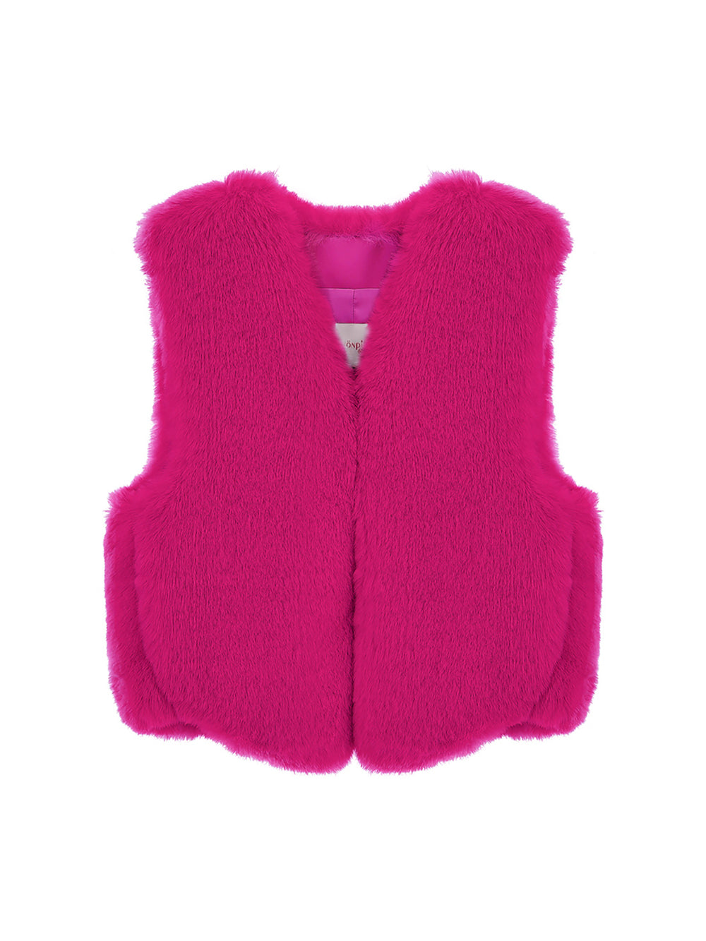 FAUX FUR KITTEN MINI VEST