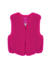 FAUX FUR KITTEN MINI VEST