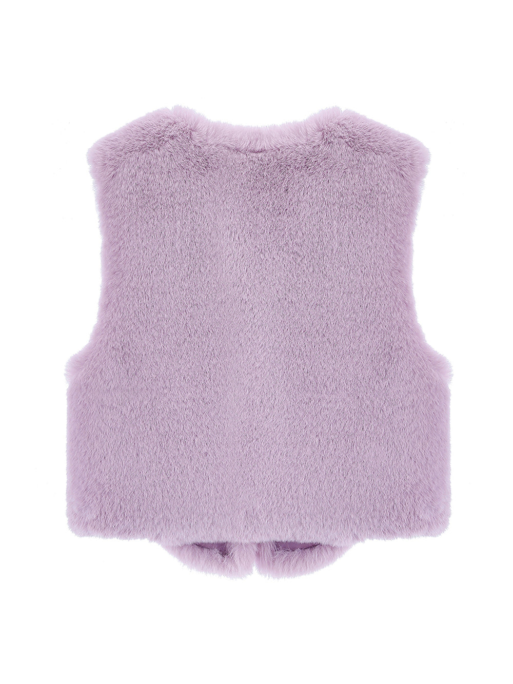 FAUX FUR MINI VEST