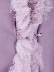 FAUX FUR MINI VEST