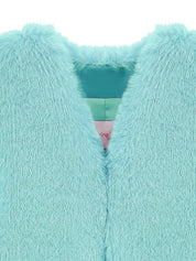 FAUX FUR MINI VEST