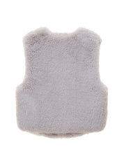FAUX FUR MINI VEST