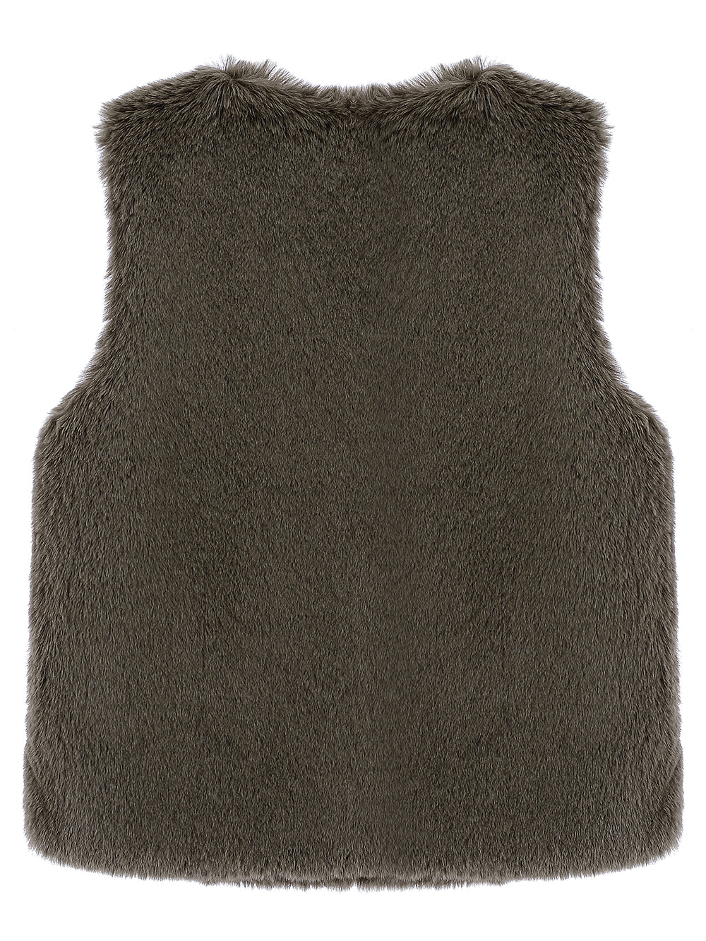 FAUX FUR MORI V-NECK VEST