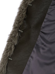 FAUX FUR MORI V-NECK VEST