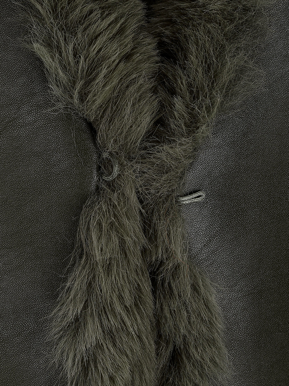 FAUX FUR MORI V-NECK VEST