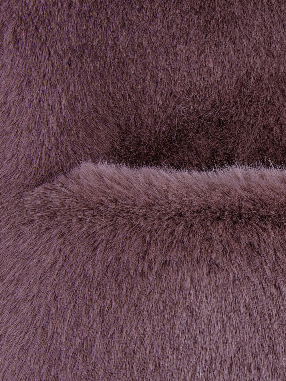 FAUX FUR LAON HOODED MAXI VEST