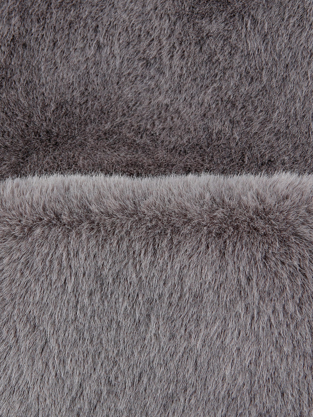 FAUX FUR LAON HOODED MAXI VEST