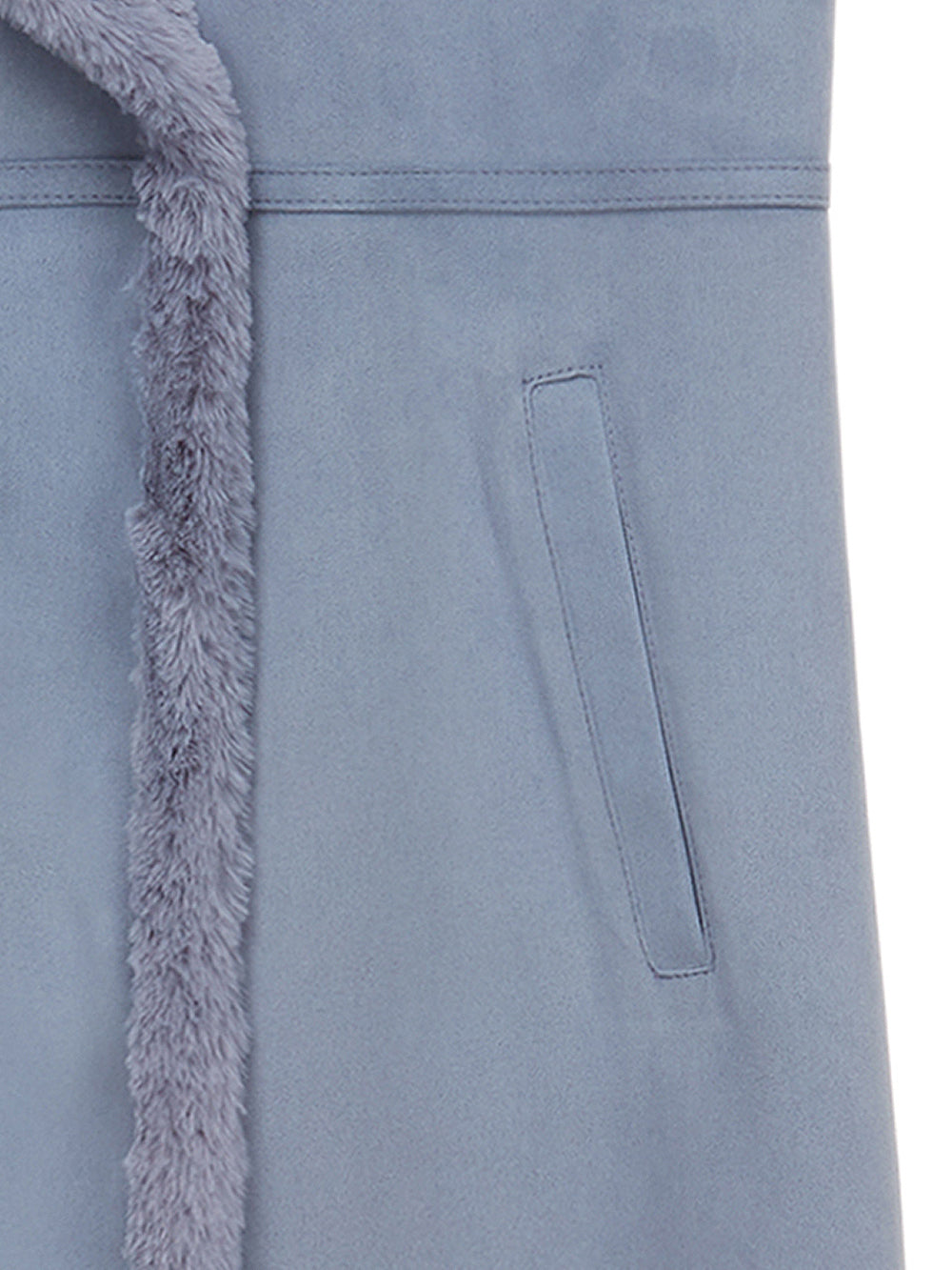 FAUX FUR LOMPER LONG VEST