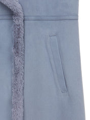 FAUX FUR LOMPER LONG VEST