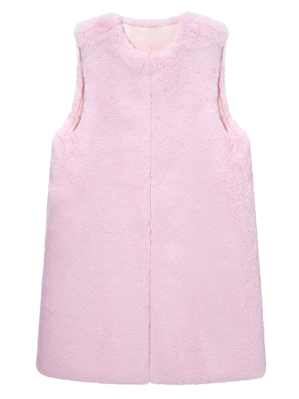 FAUX FUR KUN LONG VEST