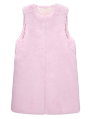 FAUX FUR KUN LONG VEST