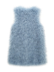 FAUX FUR KUN MG VEST