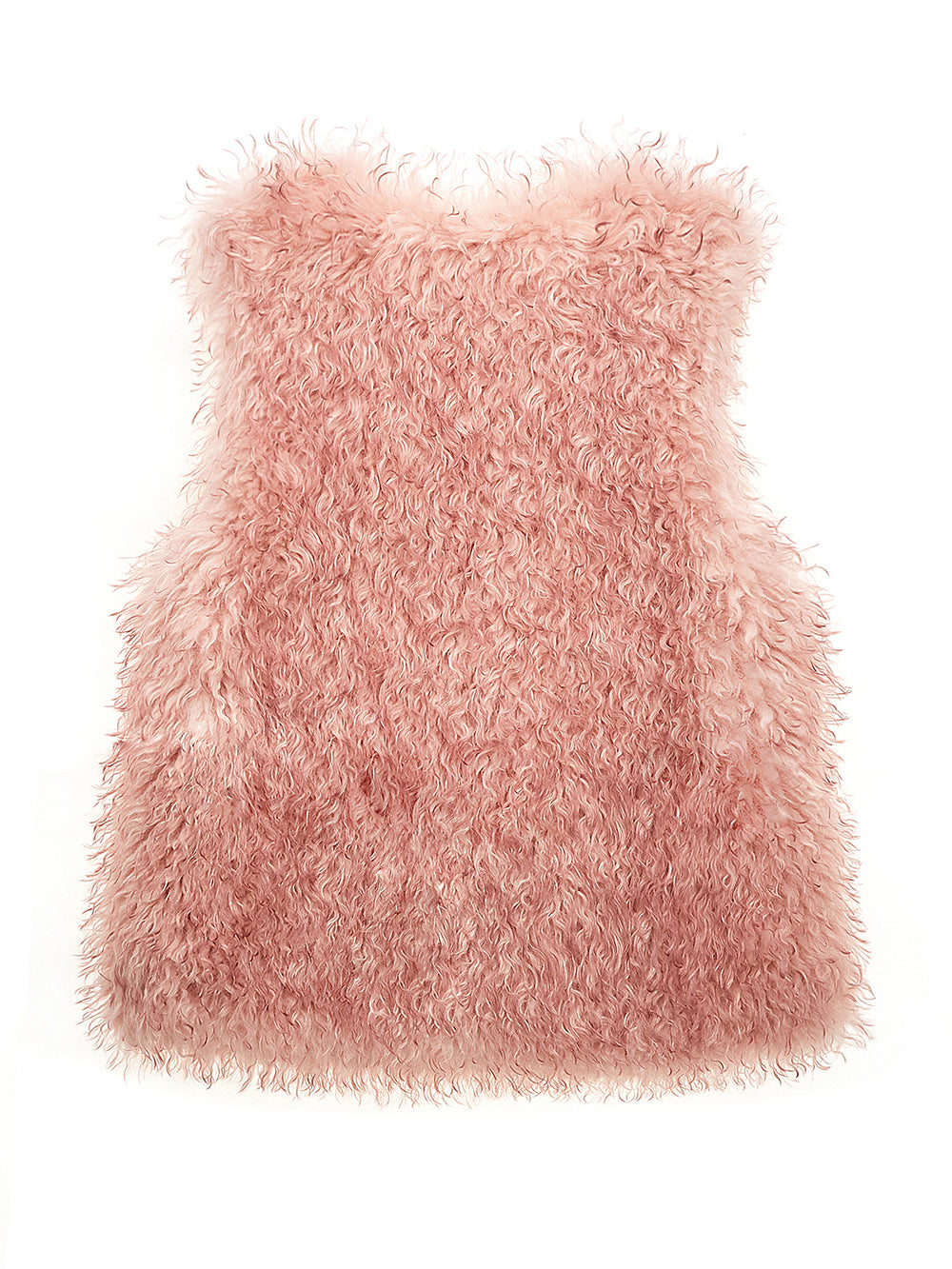 FAUX FUR MORI MG V-NECK VEST