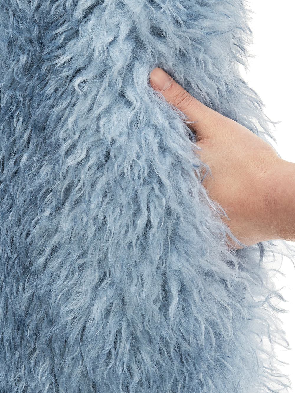 FAUX FUR MORI MG V-NECK VEST – Lemönplet FAUX FUR MORI MG V-NECK VEST – Lemönplet