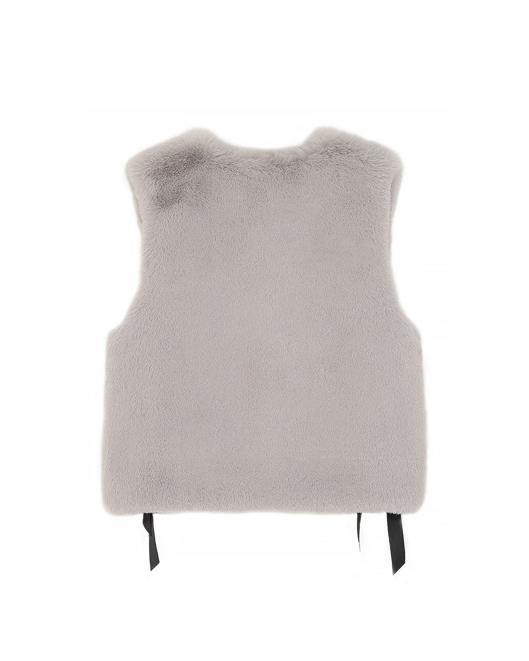 [PRE-ORDER] FAUX FUR TIED KITTEN RIBBON VEST
