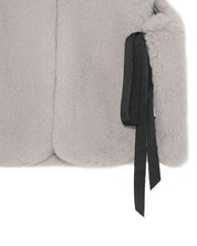 [PRE-ORDER] FAUX FUR TIED KITTEN RIBBON VEST