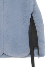 [PRE-ORDER] FAUX FUR TIED KITTEN RIBBON VEST