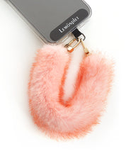 FAUX FUR PLUSH LOOP STRAP