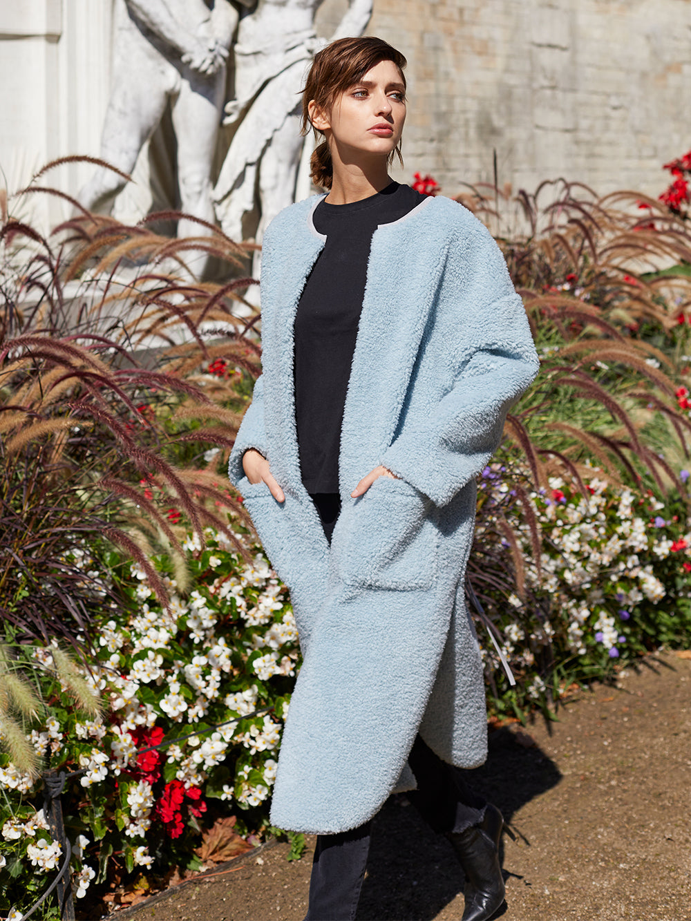 FAUX FUR PARIS OVERSIZED GOWN