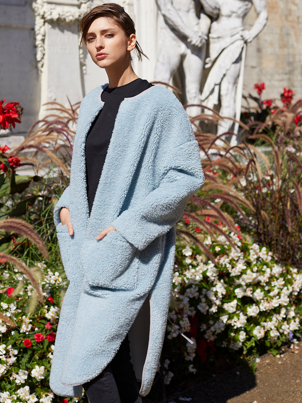 FAUX FUR PARIS OVERSIZED GOWN