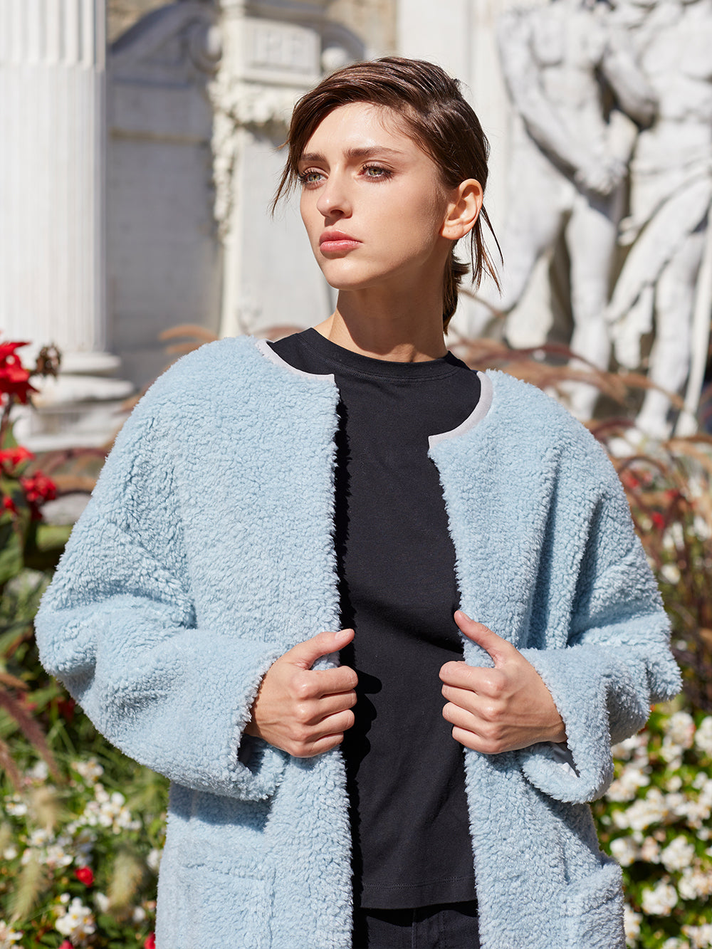 FAUX FUR PARIS OVERSIZED GOWN