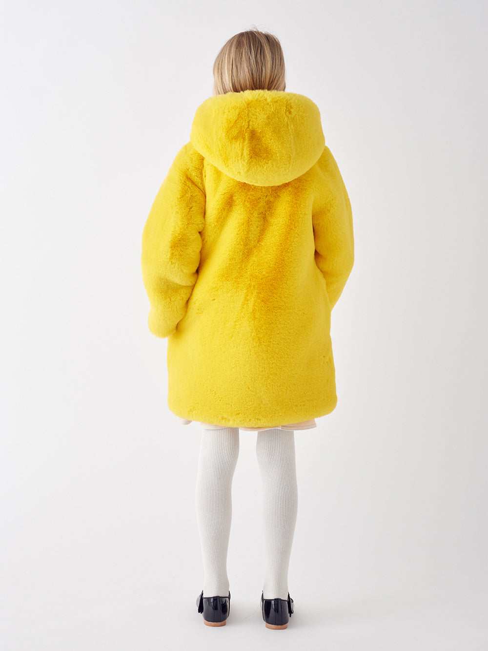 KIDS FAUX FUR EILLE HOODIE COAT – Lemönplet