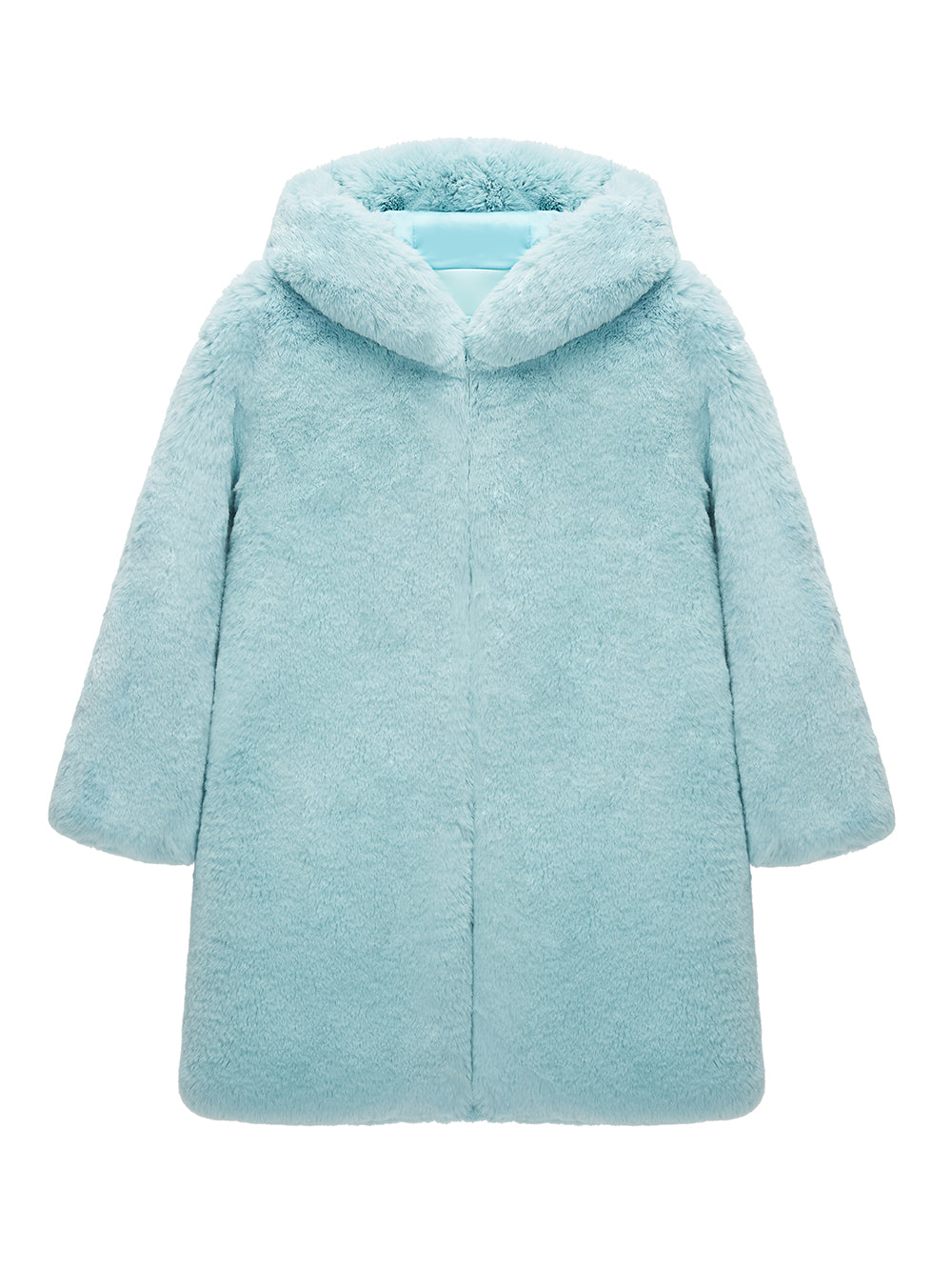 KIDS FAUX FUR EILLE HOODIE COAT – Lemönplet
